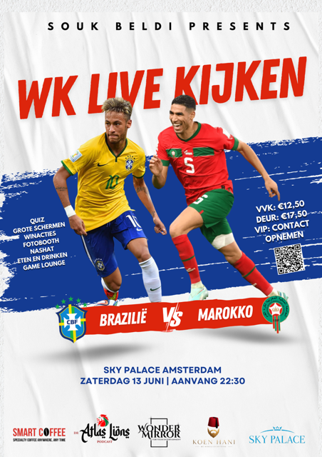 Flyer brazilie vs marokko